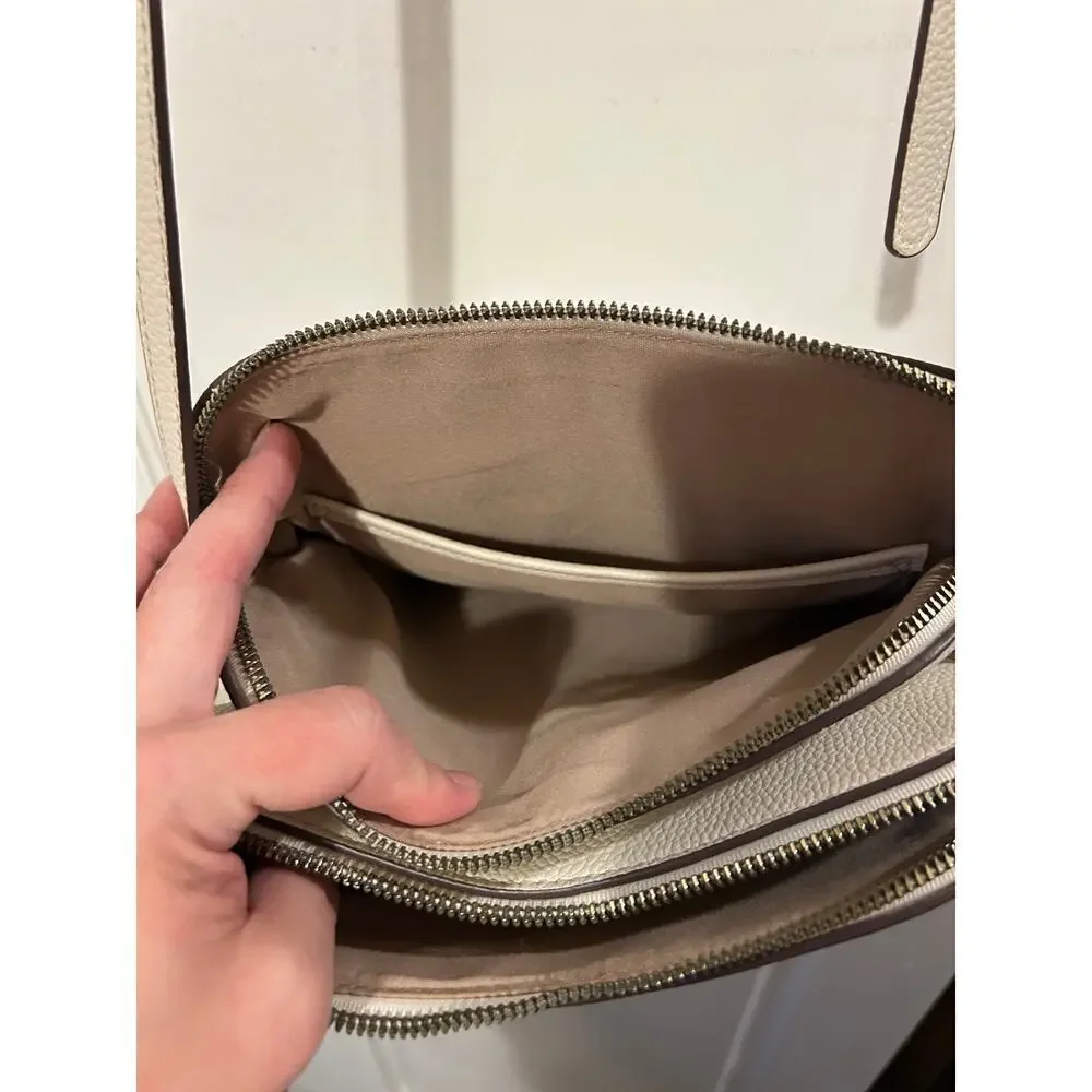 Nanette Lepore Crossbody Cream Bag